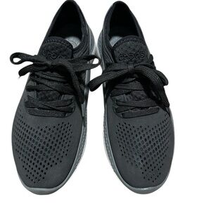 Crocs LiteRide Black Sneakers | Worn Once | Excellent Condition